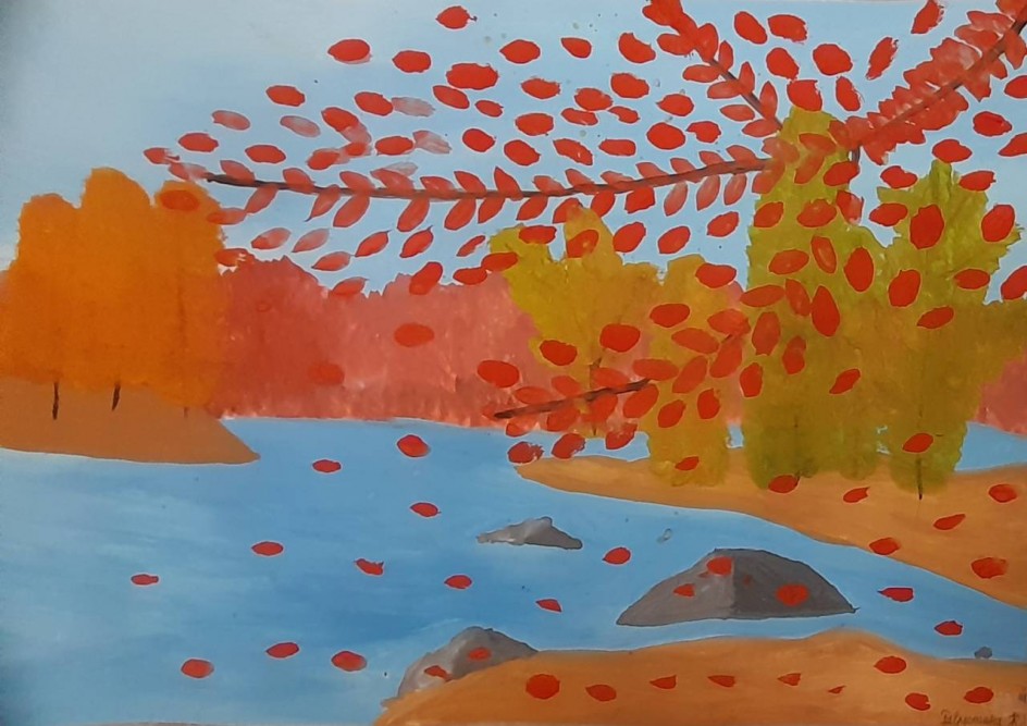 Роняет лес багряный свой убор...