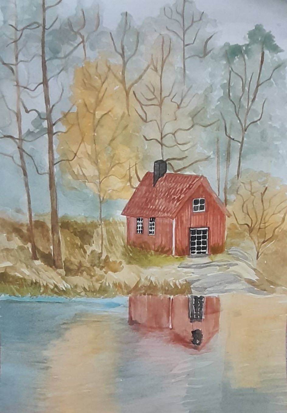 Стоял ноябрь уж у двора...