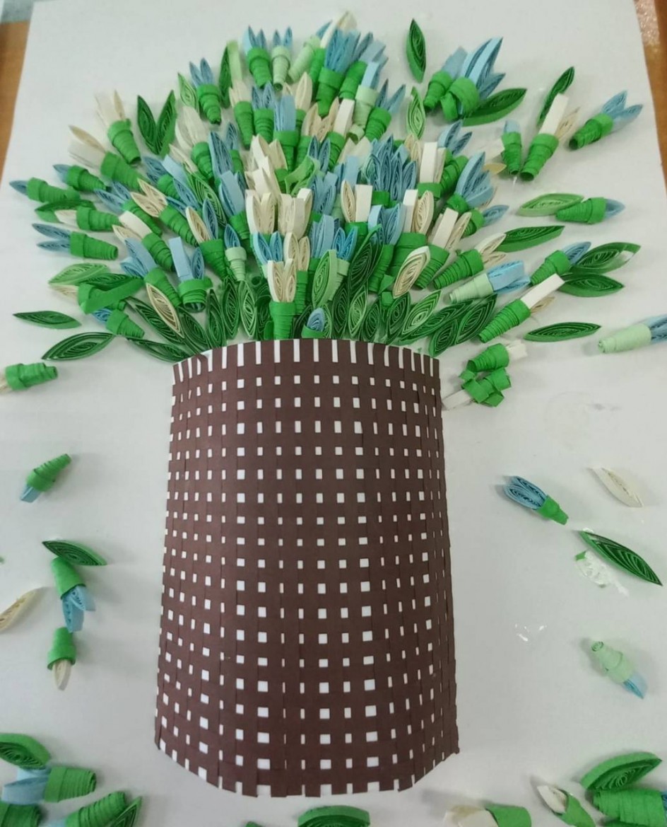 Букет из подснежников