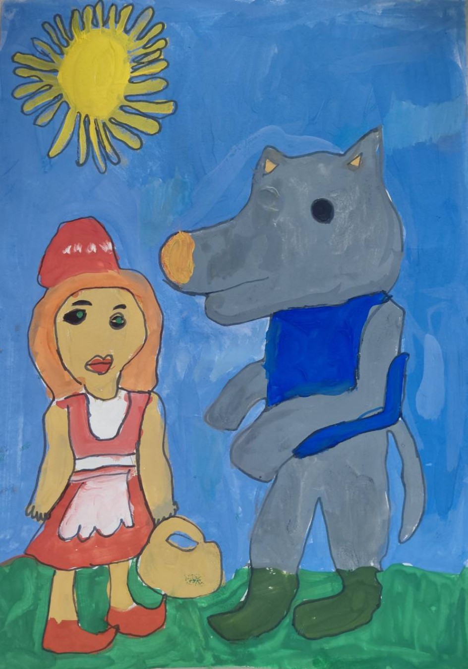 Красная шапочка и серый волк