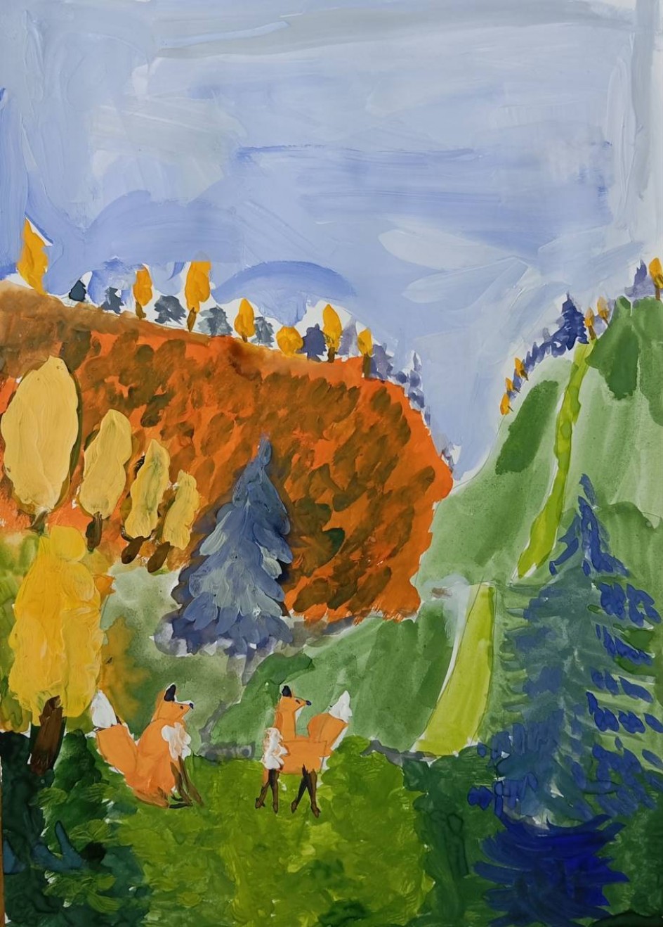 Подружки-лисички