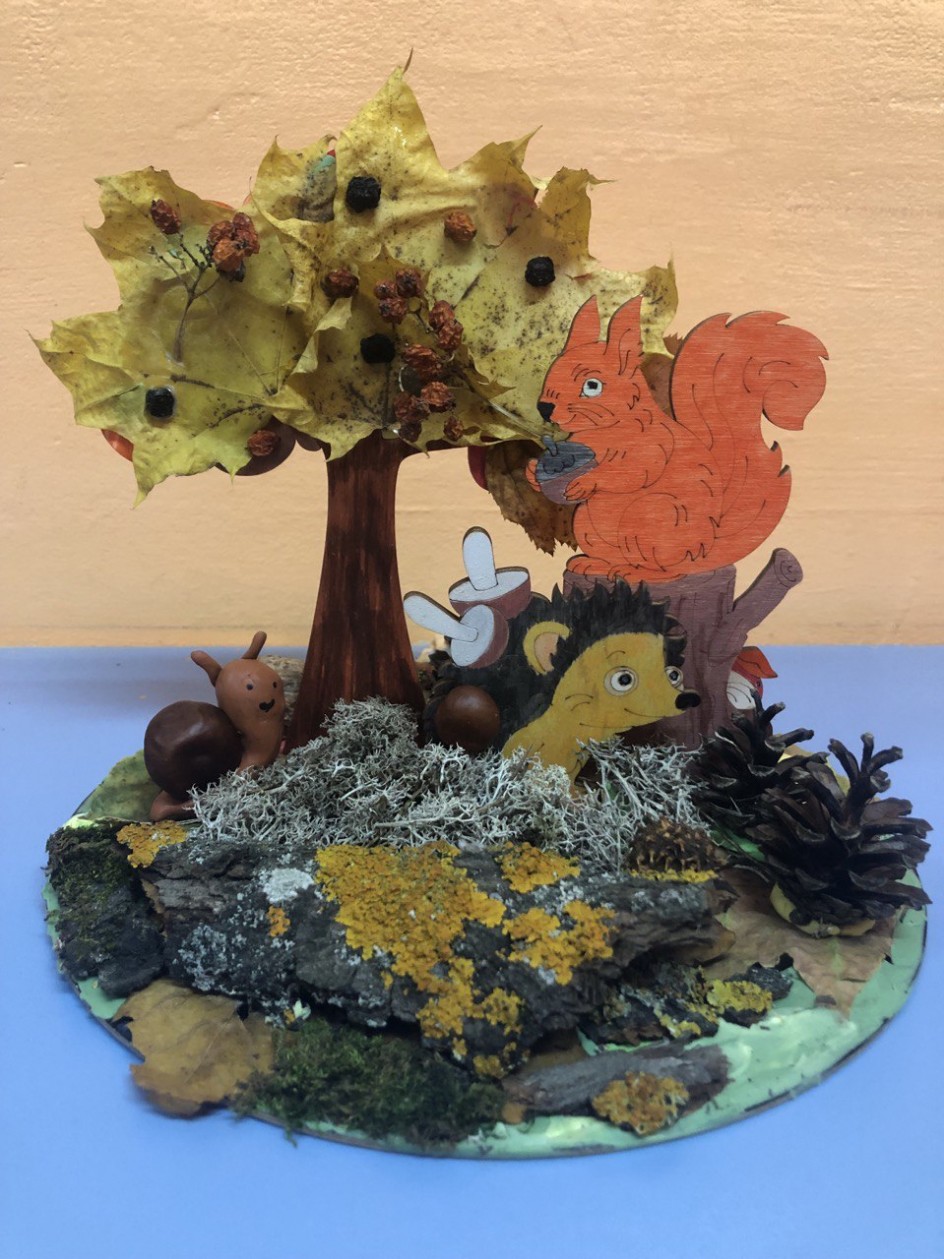 На лесной полянке