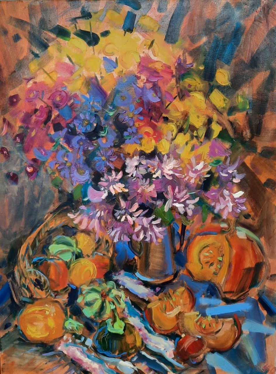 "Натюрморт с тыквами"