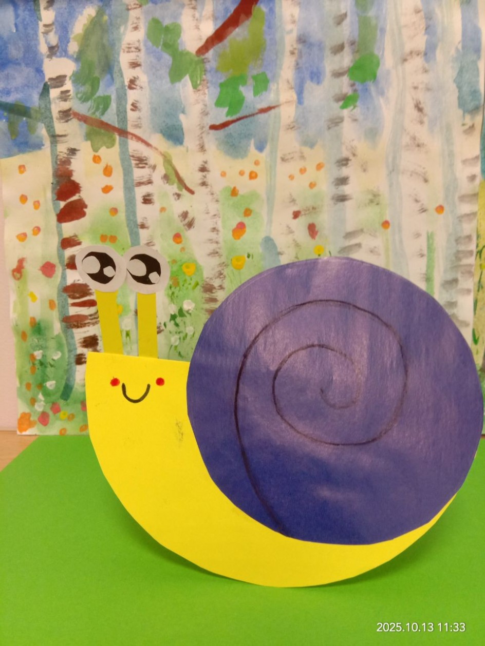 "Улиточка в осеннем сквере"