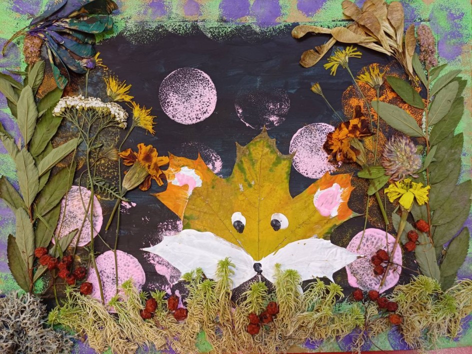 "Лисица в волшебном лесу"