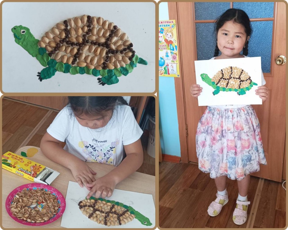 "Черепашка из орешков"