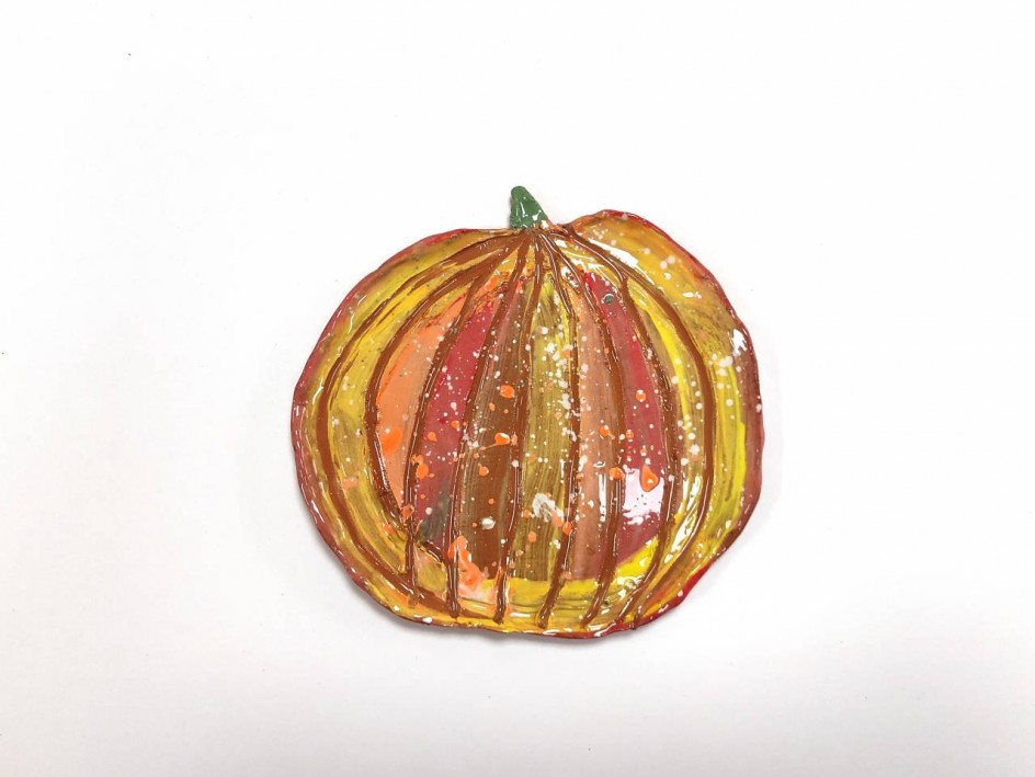 Тарелка тыковка