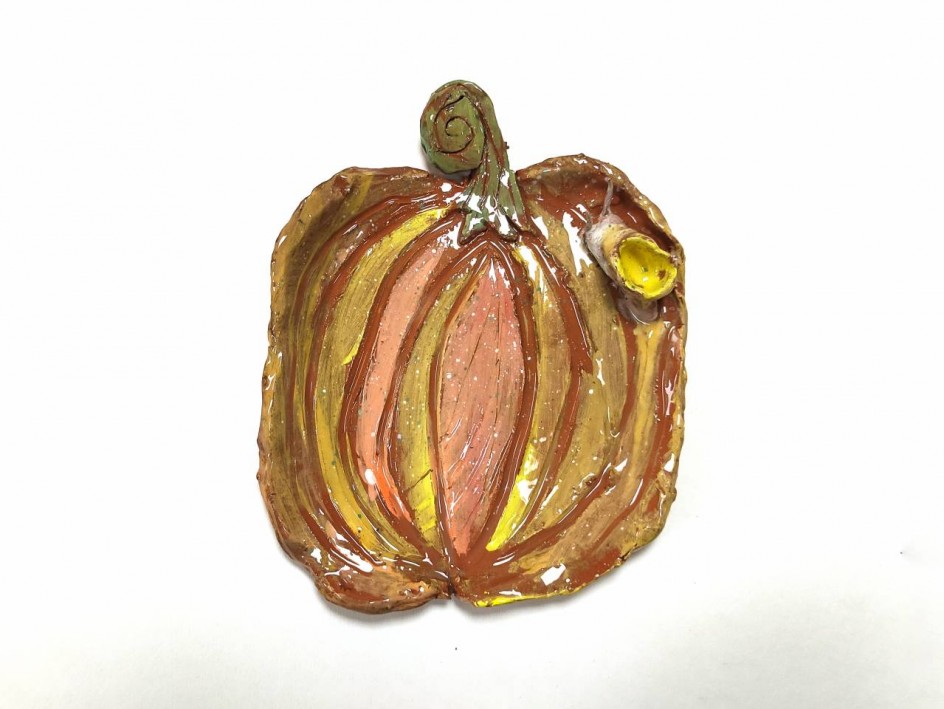 Тарелочка тыква