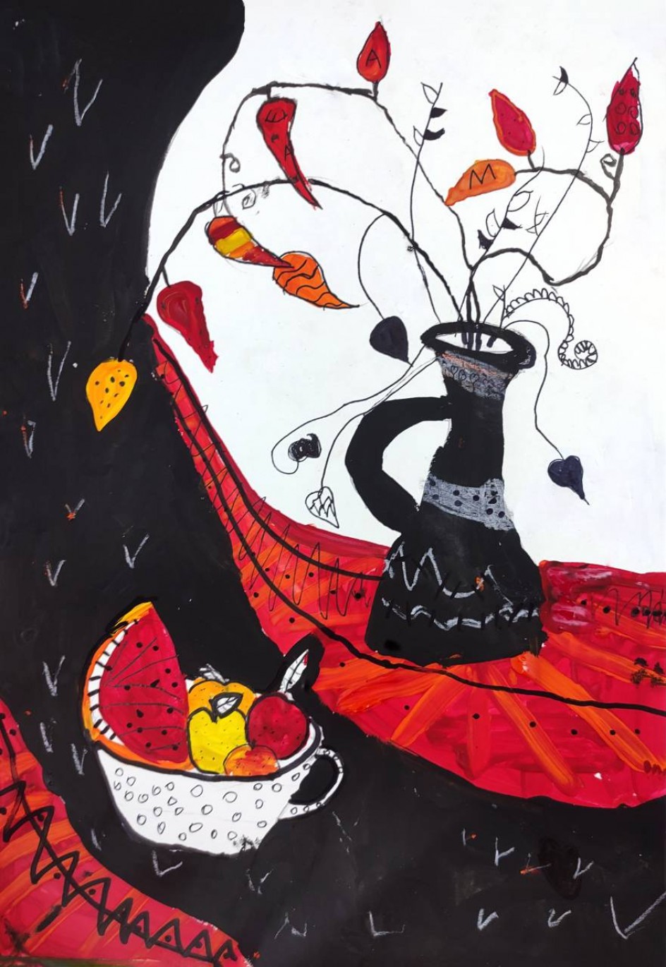 Графичный натюрморт