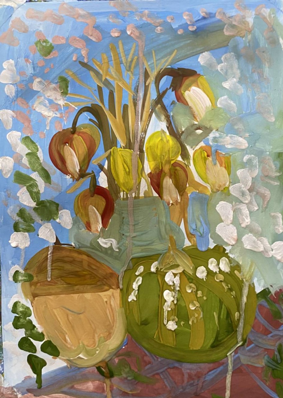 Натюрморт с тыквами