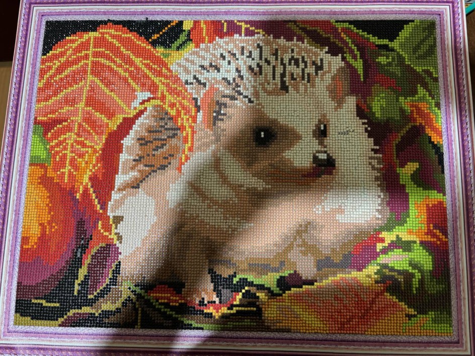 Ёж в листве