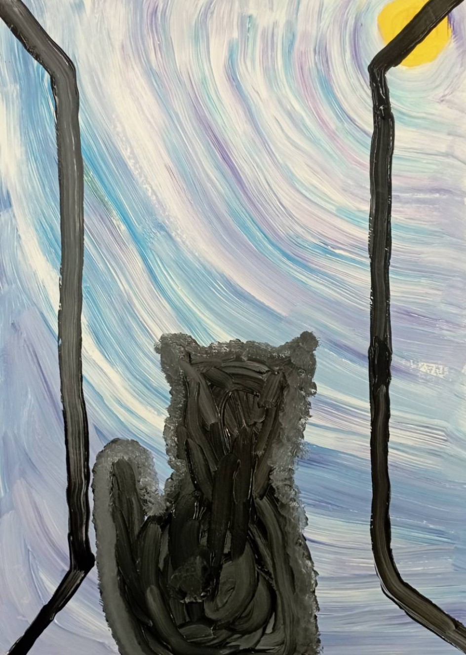 Кот на окне