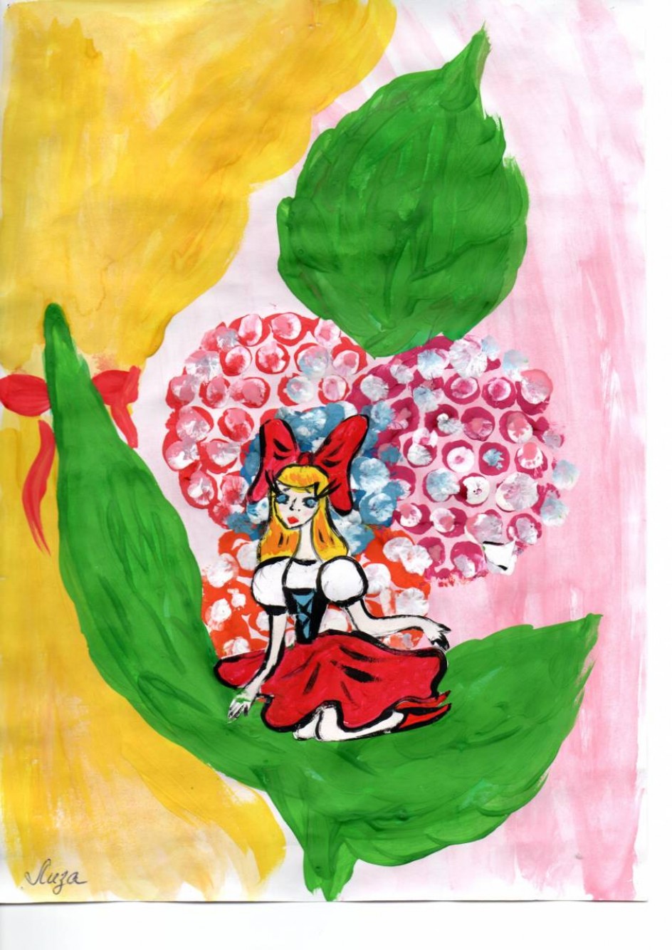 Рождение Дюймовочки