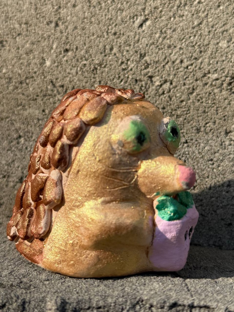 Осенний ëжик-колокольчик