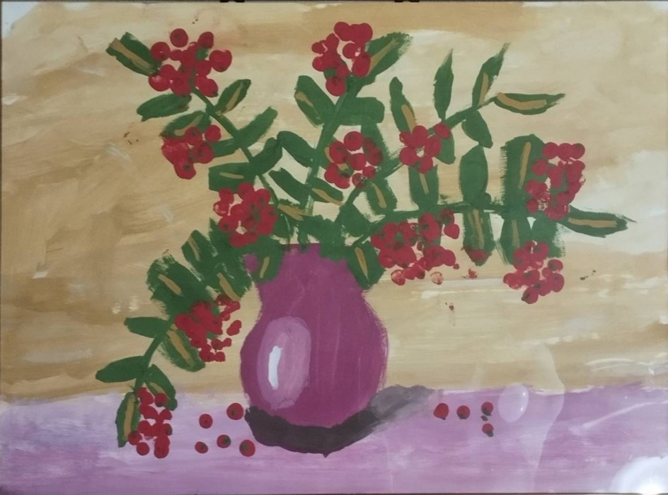 "Рябина в вазе"