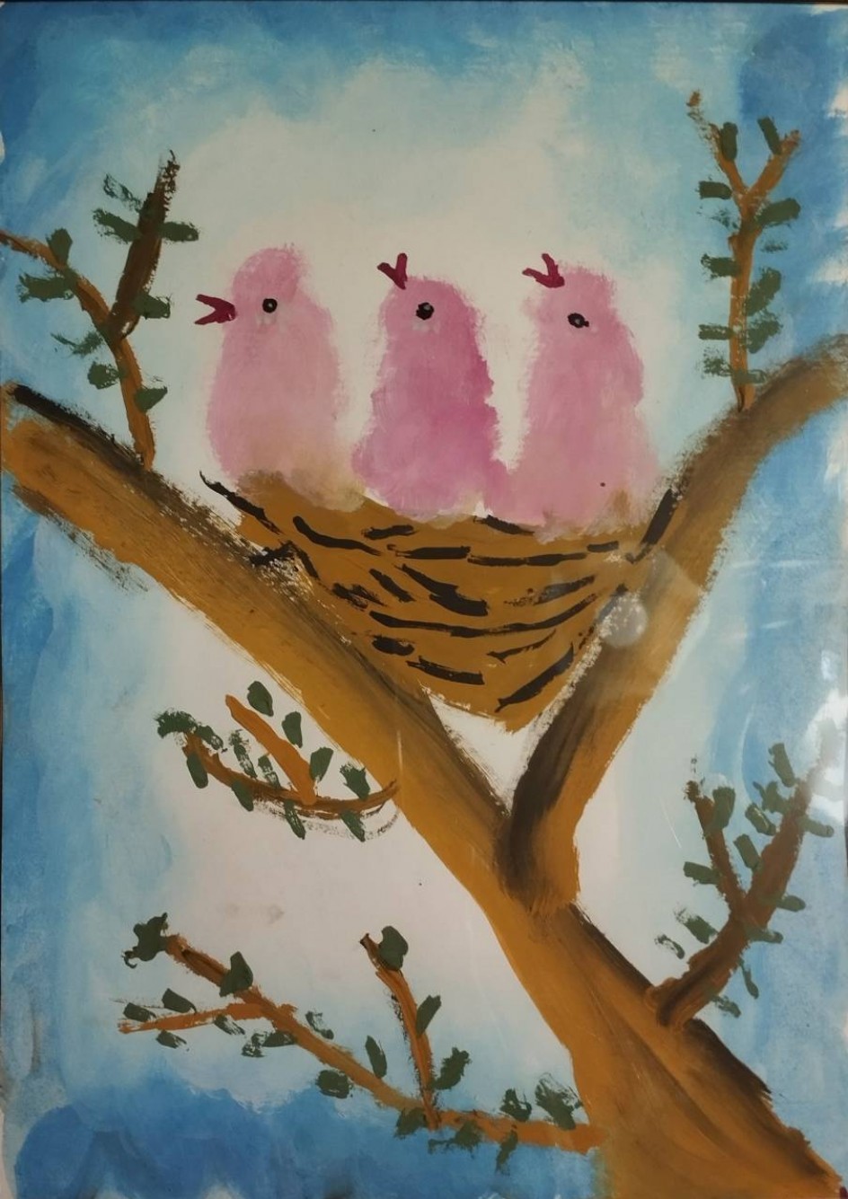 "Птенчики в гнезде"