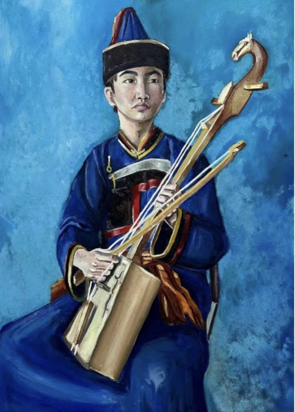 Портрет с морин хуром