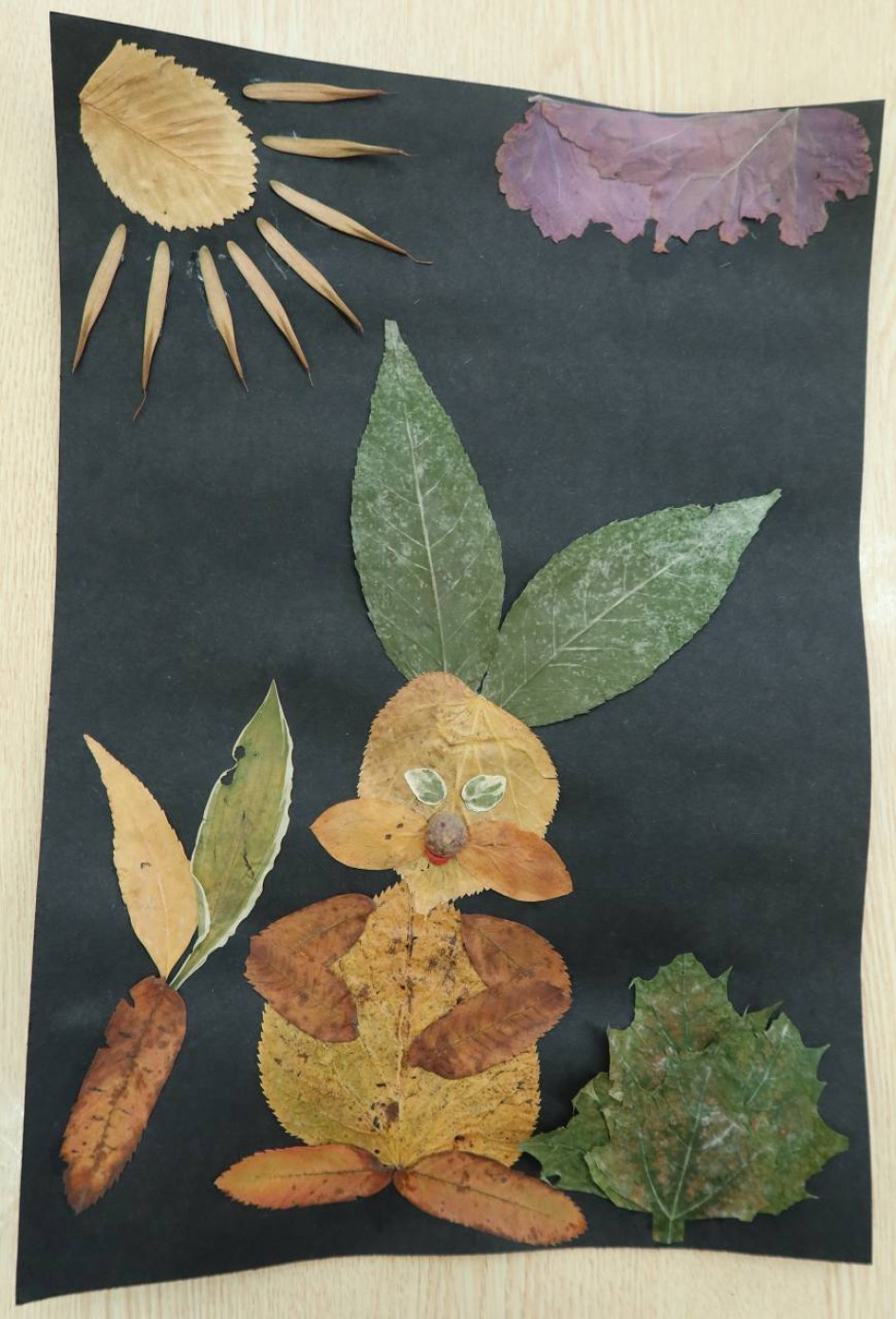 Заяц осенью