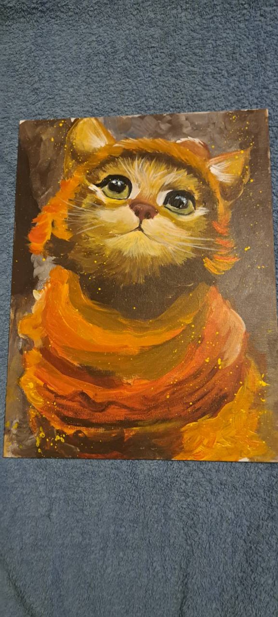 Кошечка в зимнем одеяние