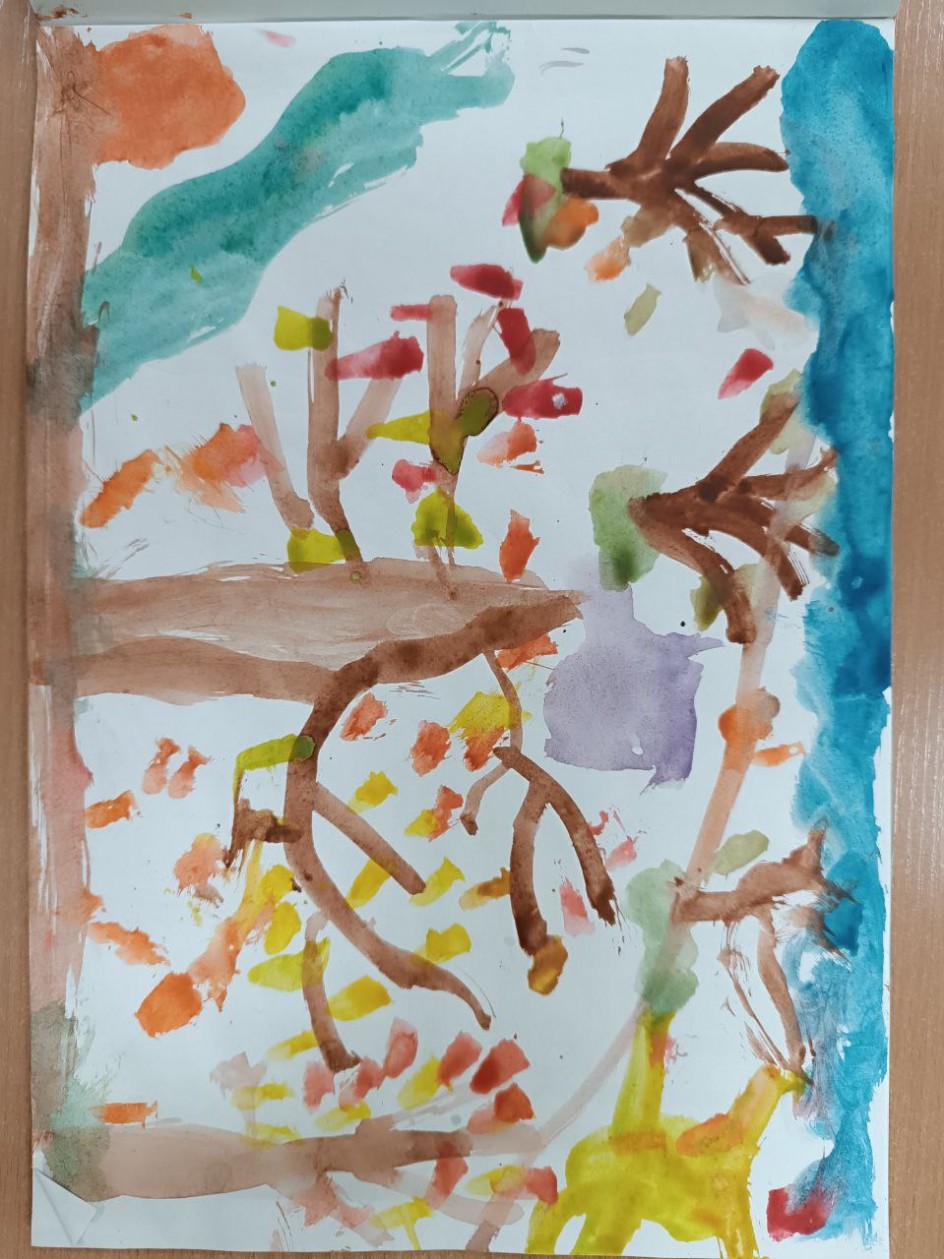 Природа осенью оделась