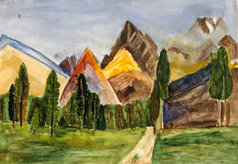 "Осень в горах, Адыгея"