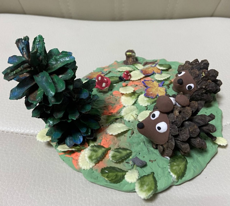 Творческая работа: композиция «Осень в лесу»