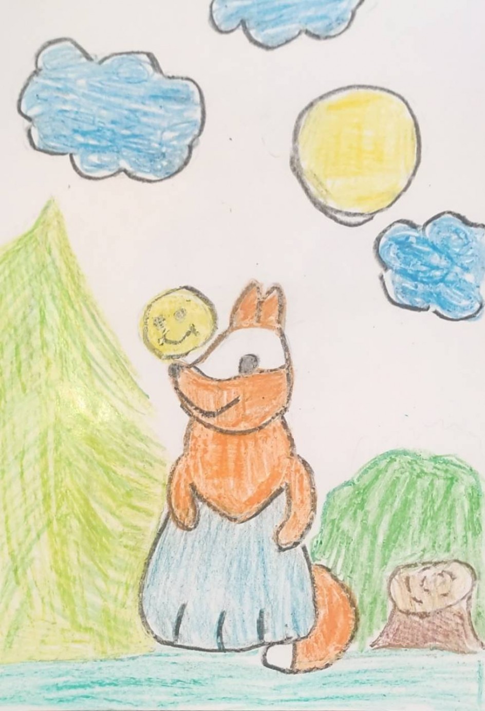 Лиса и колобок