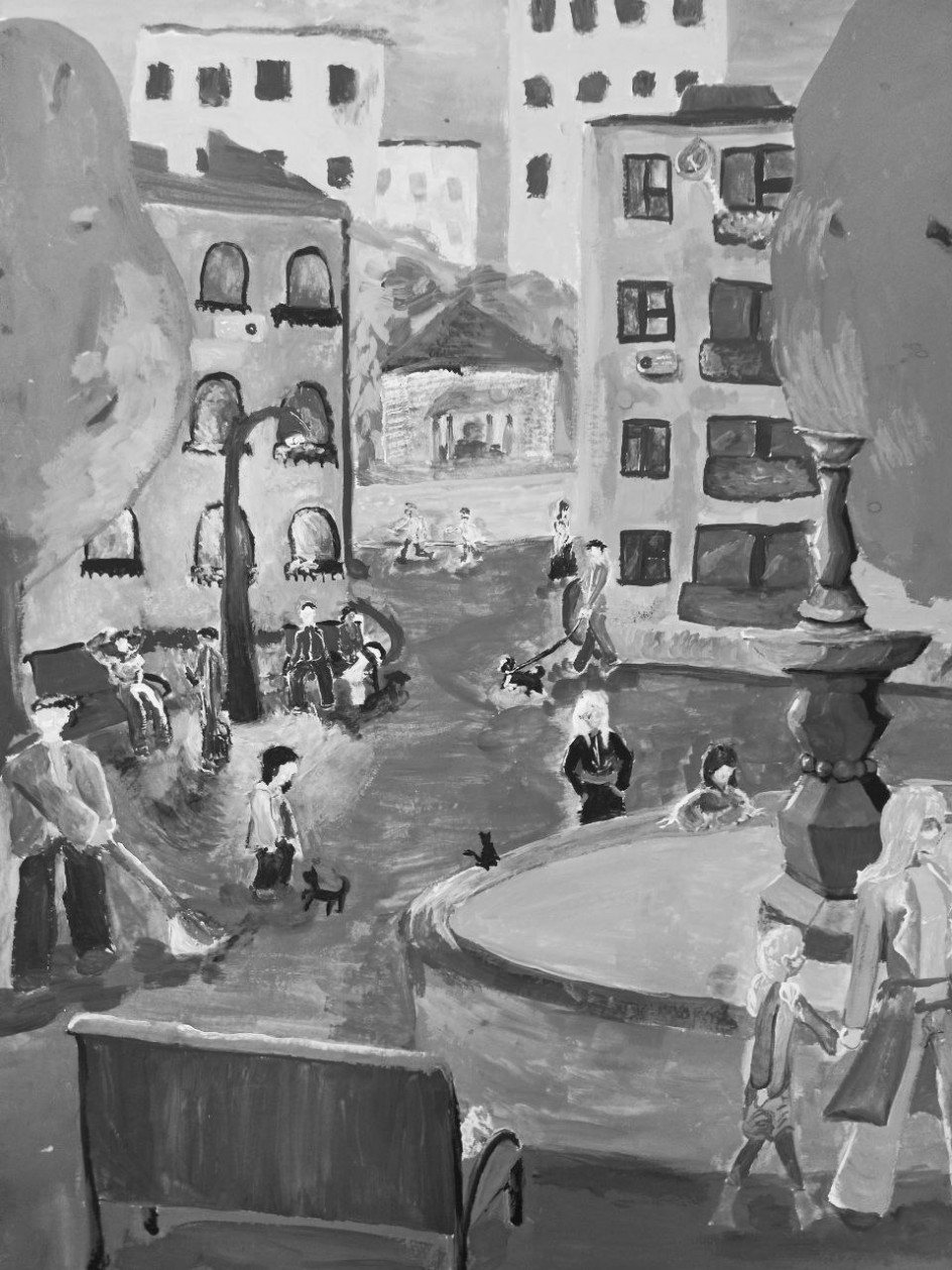 Субботний вечер во дворе