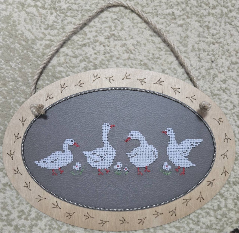 Панно "Гуси - Лебеди"