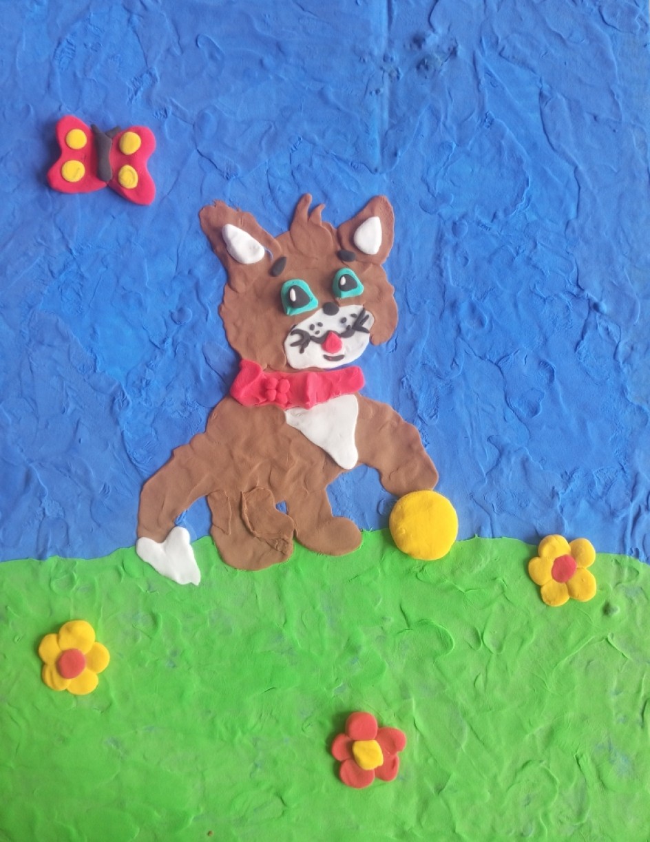 Мой любимый кот Пушок