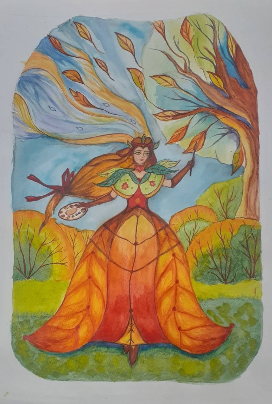 Художница Осень