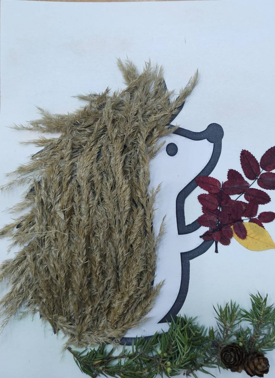 "Ежик в осеннем лесу"