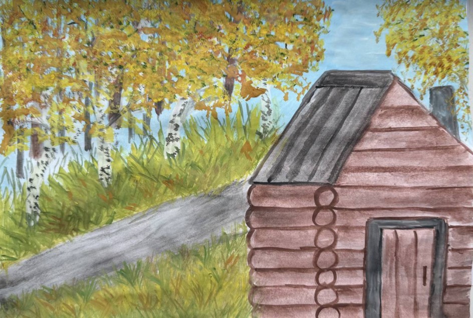 Осенний день в березовой роще