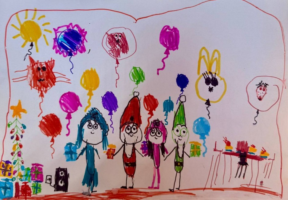 Вечеринка у Дед Мороза дома