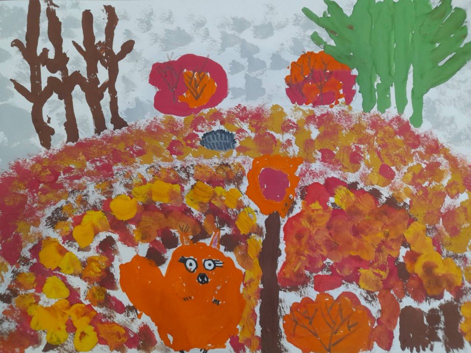 "В осеннем лесу"