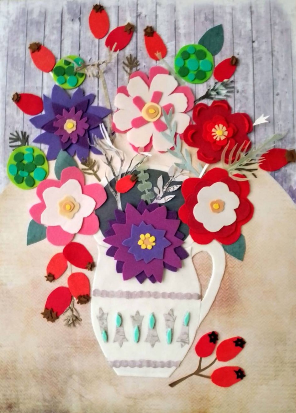 Калейдоскоп осенних цветов.