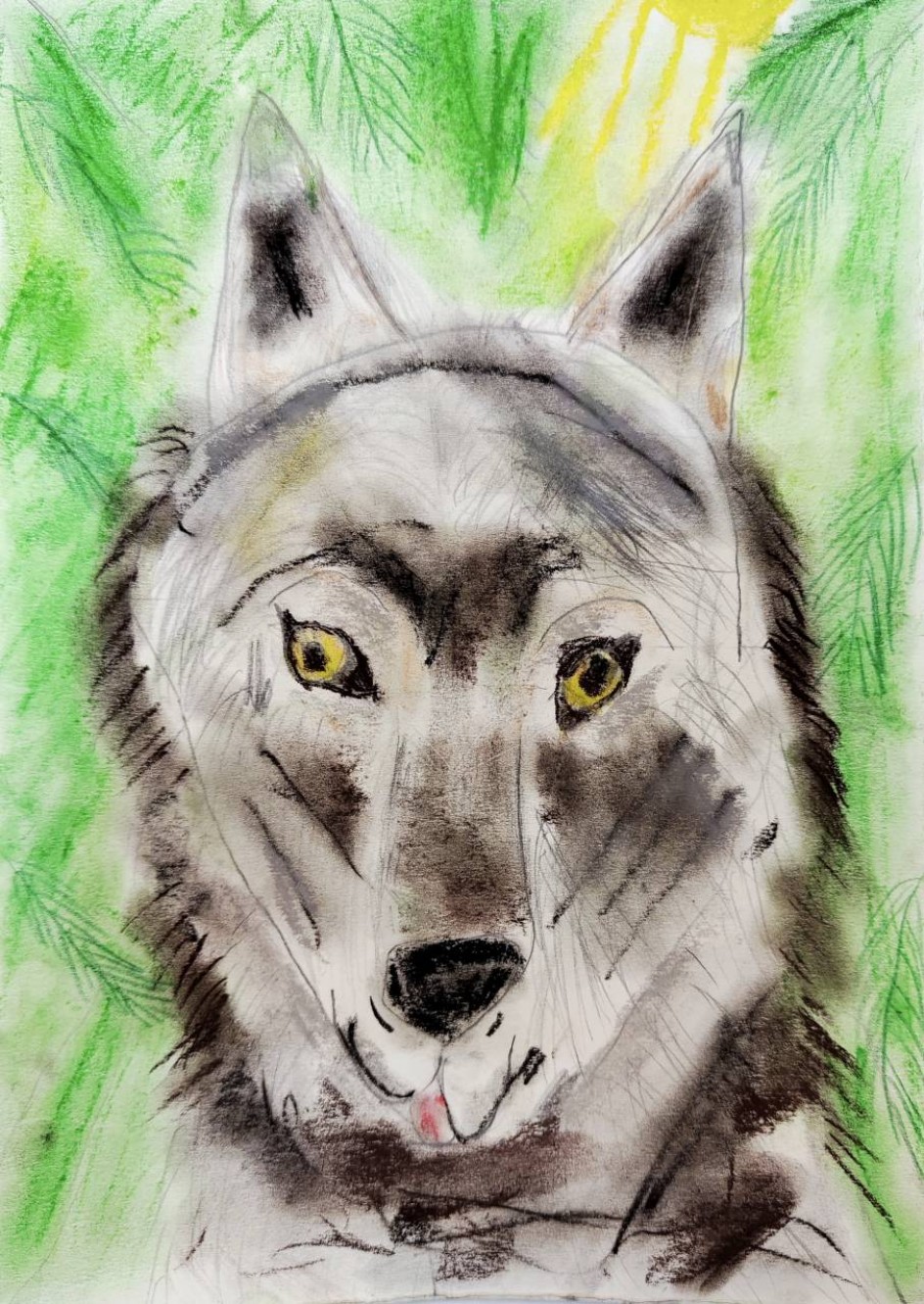 Лесной гость.