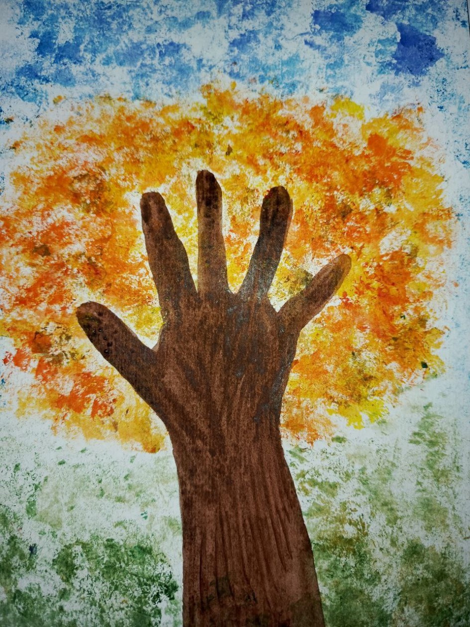 Осенний дуб