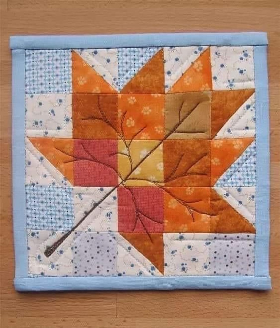 Пэчворк "Кленовый лист"