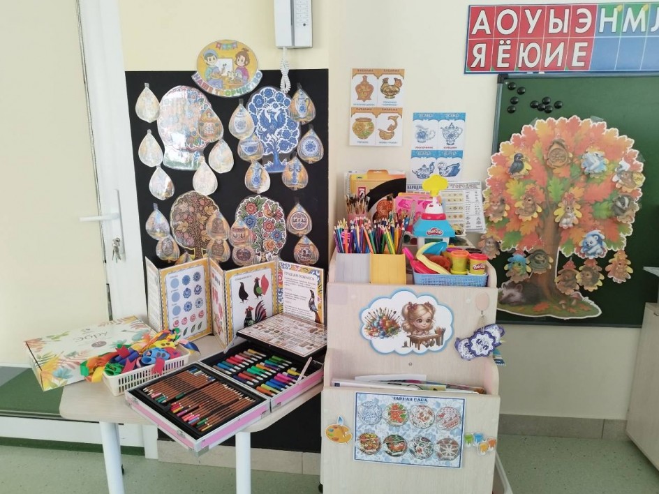 Развивающая предметно- пространственная среда "Мастерская творчества"