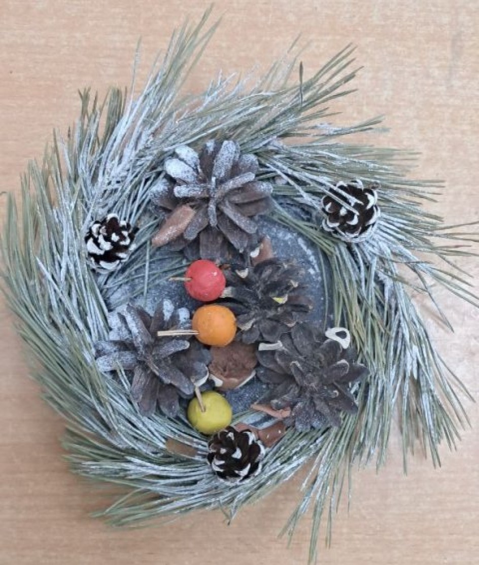 Новогодний веночек