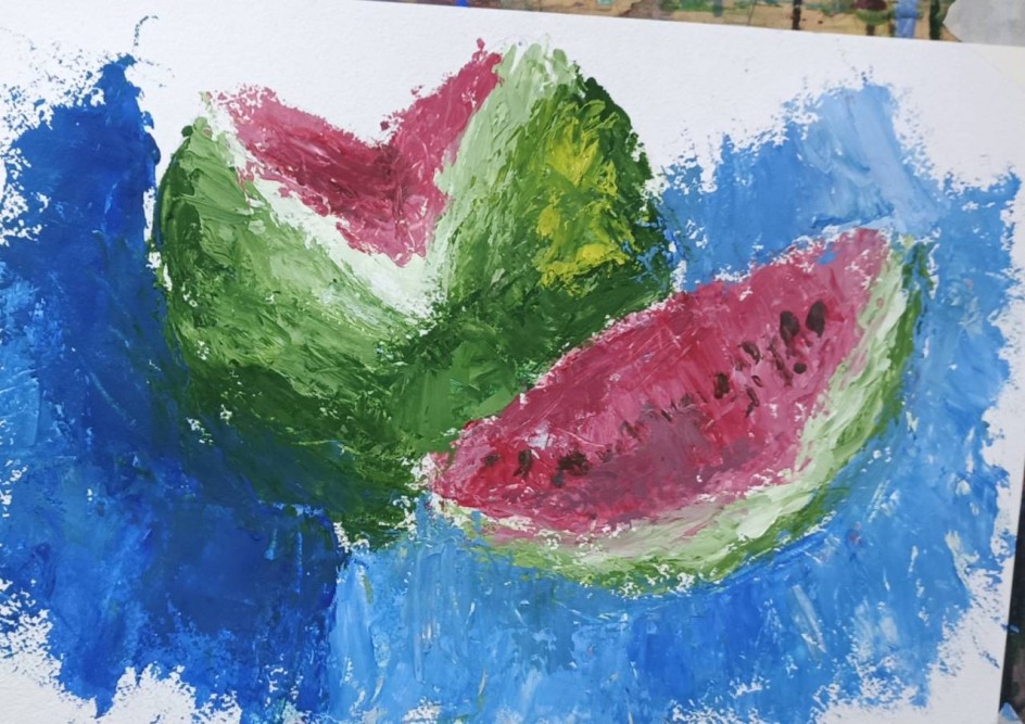 Этюд арбуза