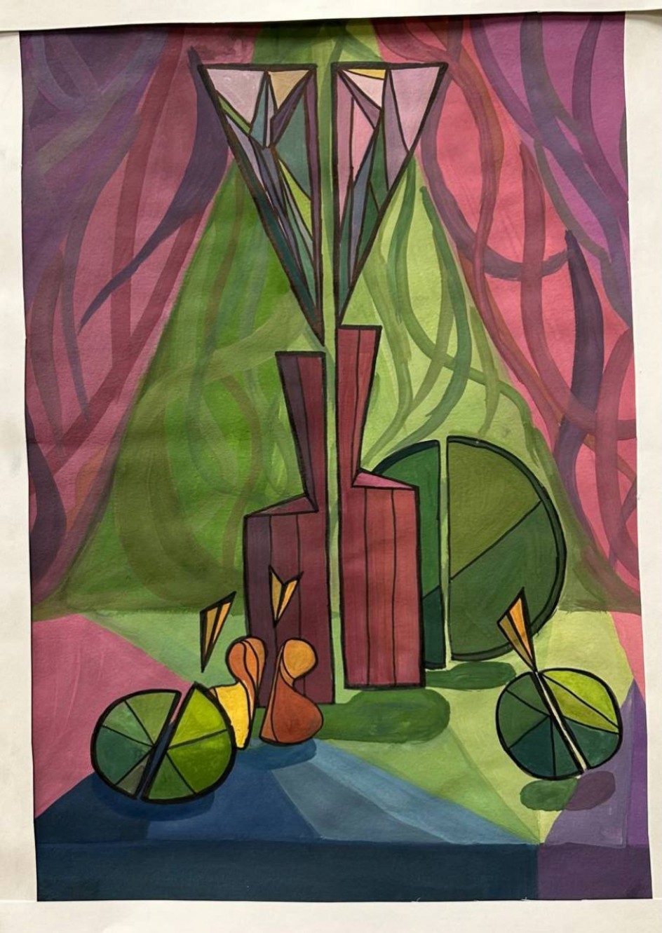 натюрморт с вазой