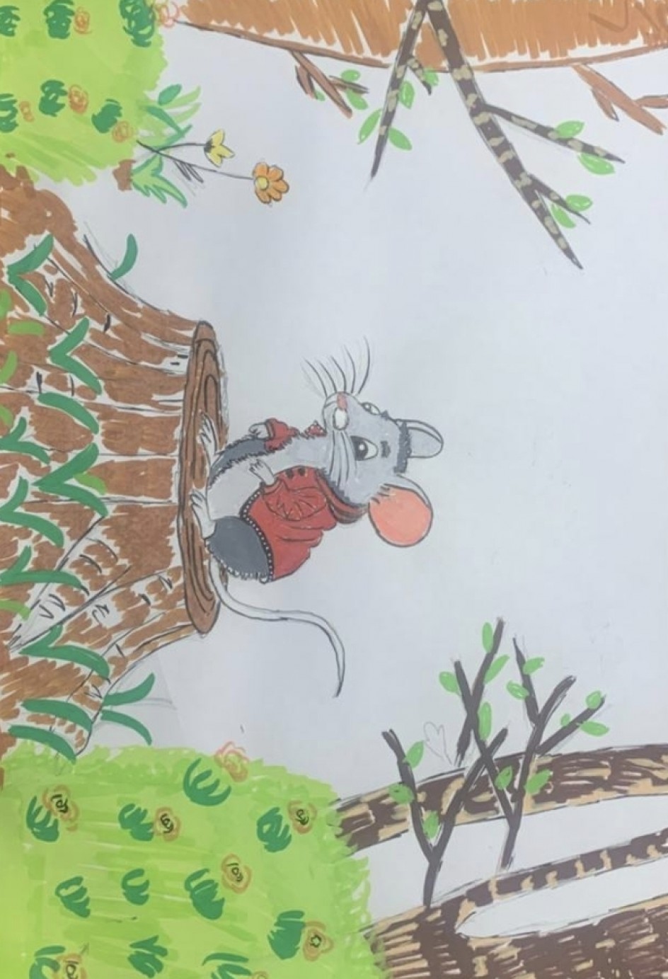 Сказка об умном мышонке