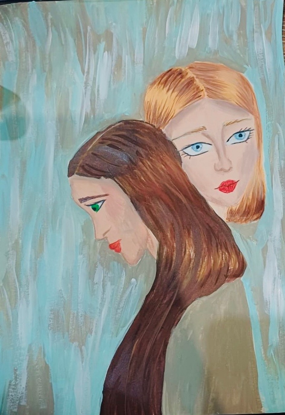 В объятьях мамы