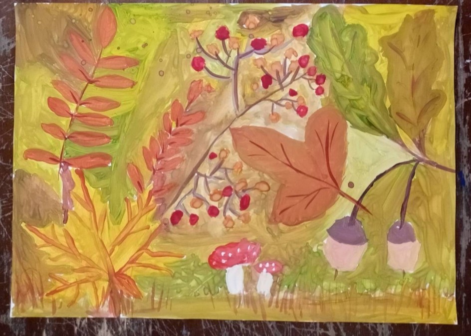 "Полянка осенью"