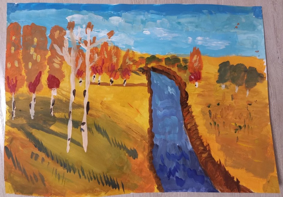 золотая осень Левитана