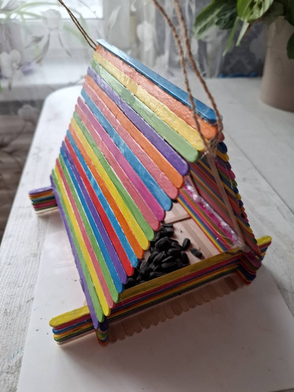 Эко-кормушка "Синичкина радость"