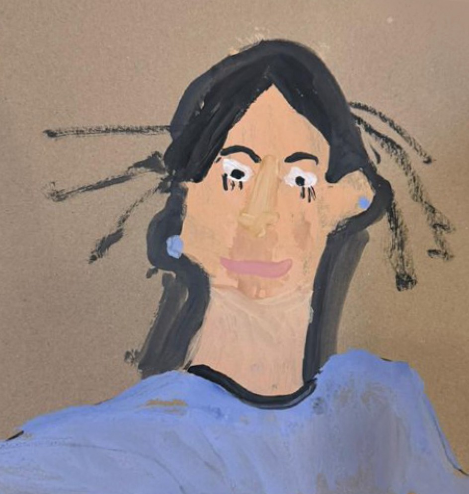 Мама в голубом