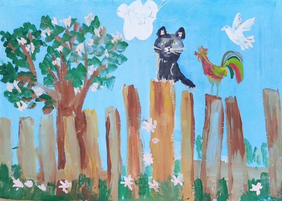 В деревне у кота